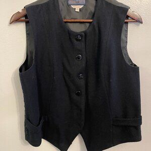 Herman Geist Women's wool vest size S